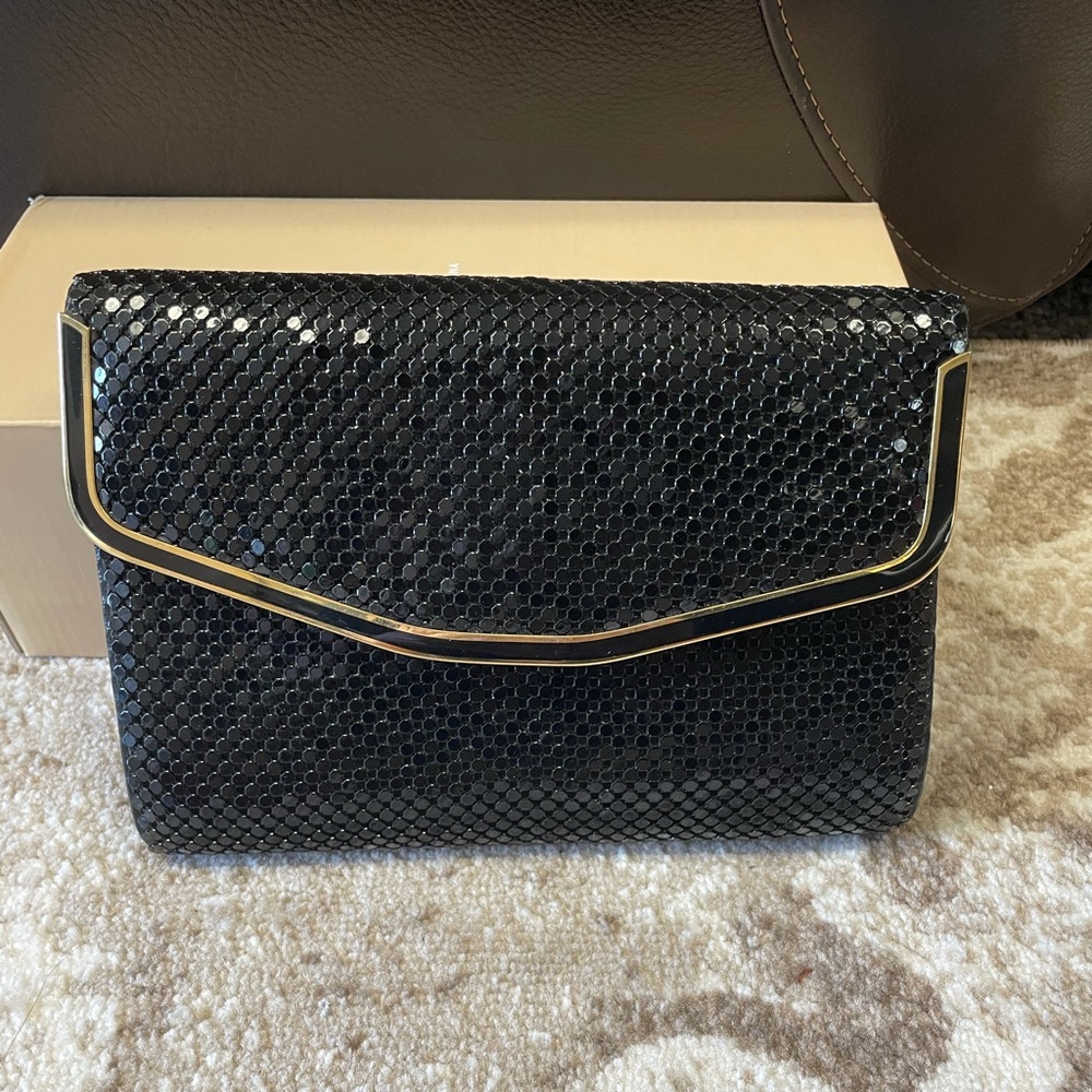Black evening bag